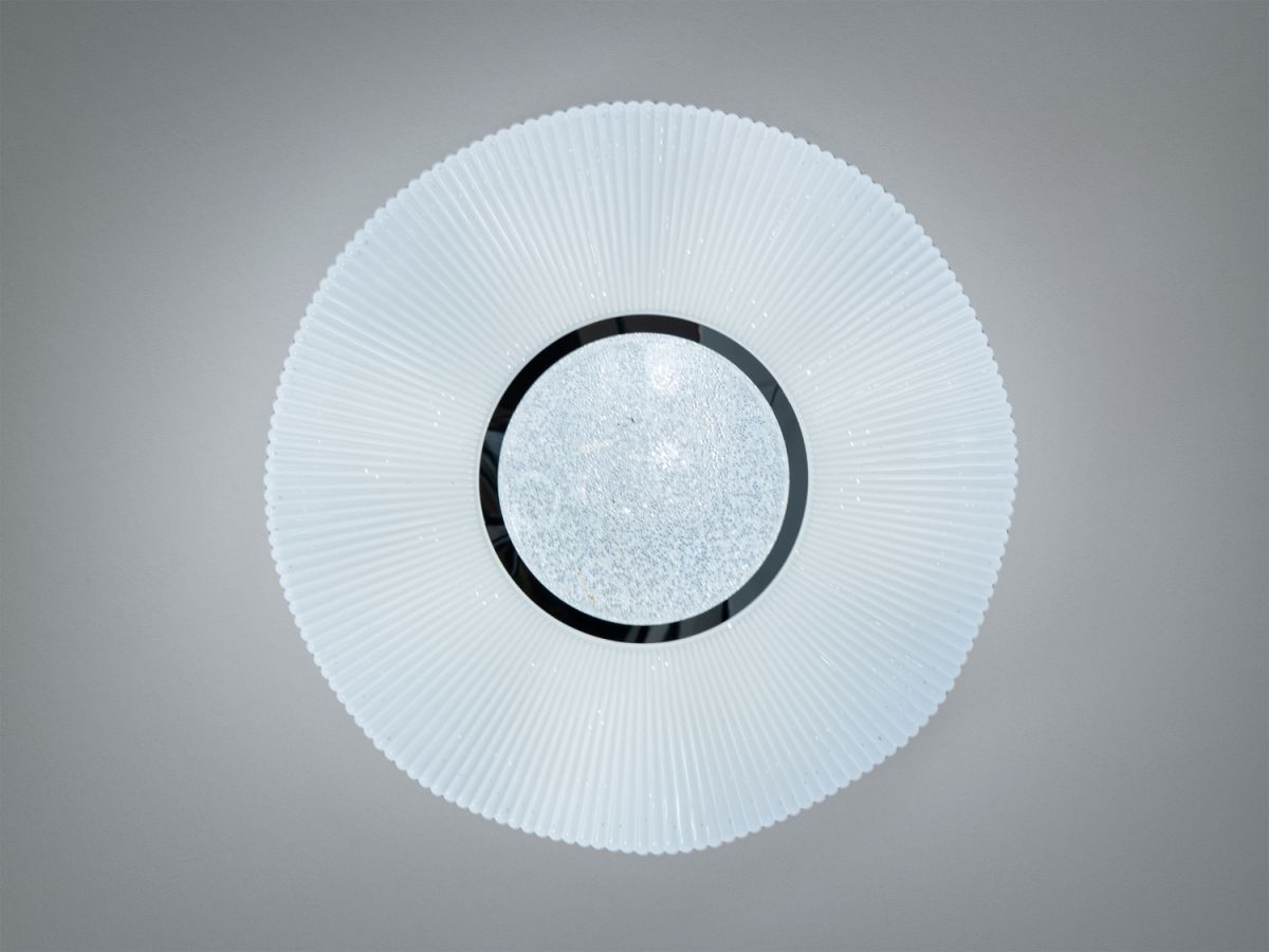 Світлодіодний стельовий Led світильник до 10м²  Soft Ripple White 34W (W-9/400)