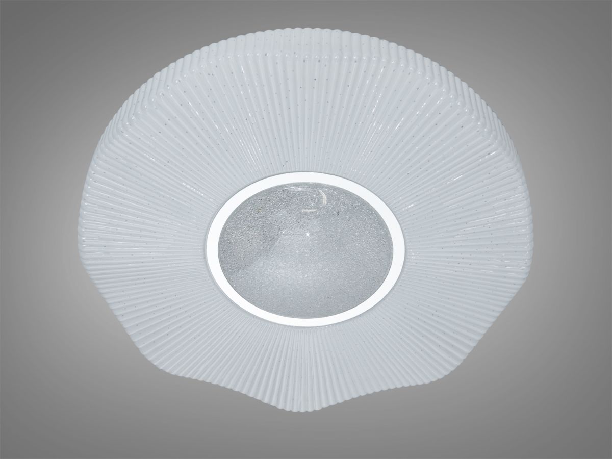 Світлодіодний стельовий Led світильник до 10м²  Soft Ripple White 34W (W-9/400)