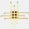 Сучасна Led люстра до 18 м² золотого кольору (W167/6GD)