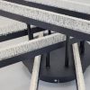 Сучасна Led люстра до 20 м² з ефектом кришталевого сяйва 95 Wt чорного кольору  (WG5131/6BBK)