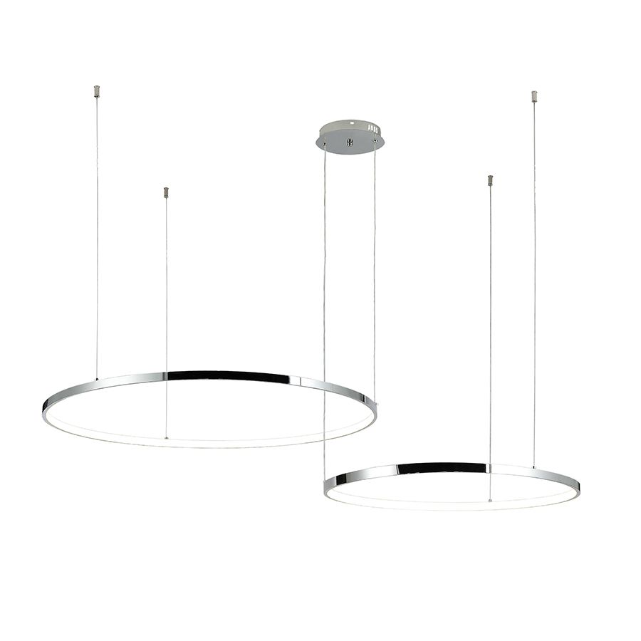 Люстра 7529832-2B CHROME LED (800+1000)