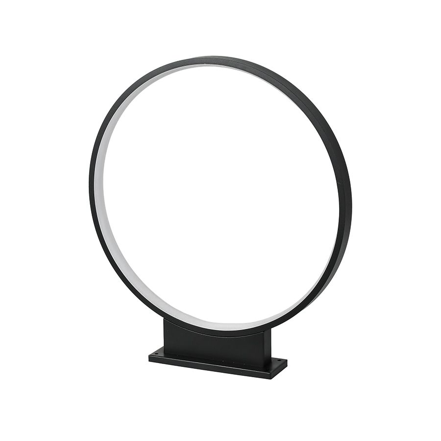 Вуличне настінне LED бра 26W круглої форми діаметр 45 см (923C500 BK)