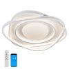 Стельова LED люстра 90W Smart Aura біла з керуванням через пульт і додаток (7871015)