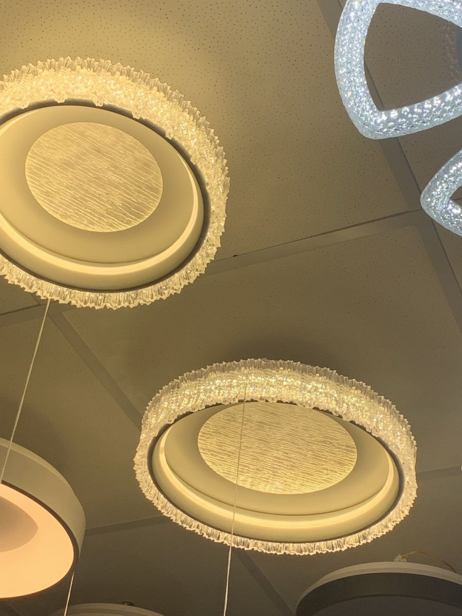 Світлодіодна люстра Led до 20м² круглої форми 58 см 80 Wt POLUMIA R