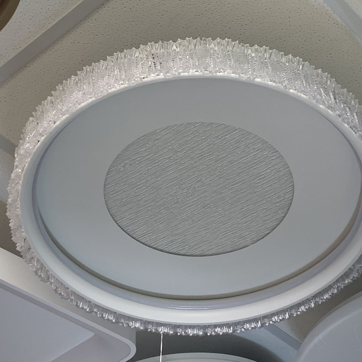 Світлодіодна люстра Led до 20м² круглої форми 58 см 80 Wt POLUMIA R
